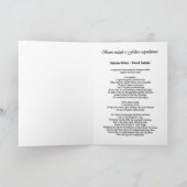 ブオンナターレ – チョコレートレシピ シーズンカード (内部)