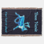 ブオンナターレ – ブルーカリブー（トナカイ） スローブランケット (正面)