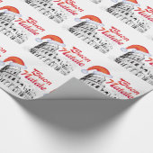 ブオンナターレ ラッピングペーパー (角)