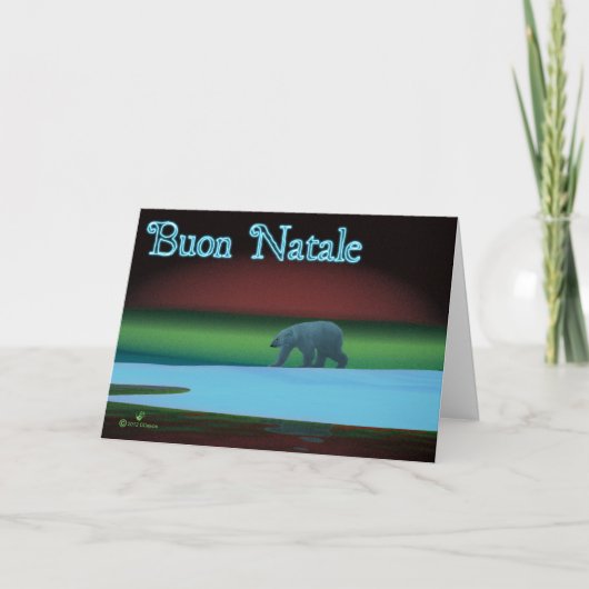 ブオンナターレ – 極灯ポーラーベア シーズンカード (正面)