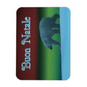 ブオンナターレ – 極灯ポーラーベア マグネット (縦)