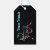 ブオンナターレ – 電気カリブー ギフトタグ (正面)