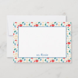 ブオンペティカラフルトパスタ誕生日文房具 サンキューカード