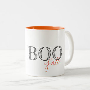 ブオールハロウィンモダンサザンおもしろい ツートーンマグカップ