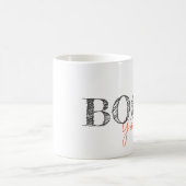 ブオールモダン文字ハロウィーン南おもしろい コーヒーマグカップ (中央)