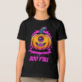 ブオール、不気味で愛らしいハロウィーンデザイン トライブレンドTシャツ (正面)