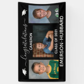 ブカスタムラックフォト高校卒業バナー 横断幕 (縦)