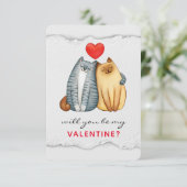 ブカスタムランティーンズデイフラットサンキューカード サンキューカード (スタンド正面)