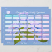 ブカスタムルーフローラビジネス週間アポイントメント レターヘッド (正面/裏面)