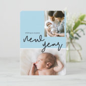 ブカスタムルーベビー写真が新年を迎える シーズンカード (スタンド正面)