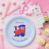 ブカスタムルー&レッドトレイン誕生日紙プレート ペーパープレート (パーティー)