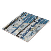 ブカスタムルー《植物》アスペンフォレストコロラド タイル (側面)