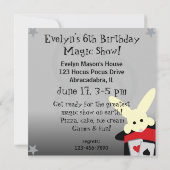 ブカスタムロンドガールホカスポカス誕生日招待状 招待状 (裏面)