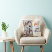 ブカボチャのジャックoランタンハロウィンフォトコラージュ クッション (椅子)