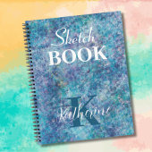 ブカラフルルーズパーソナライズされたネームSketchbook ノートブック