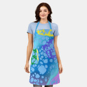 ブカラフルロ エプロン (着用した状態)