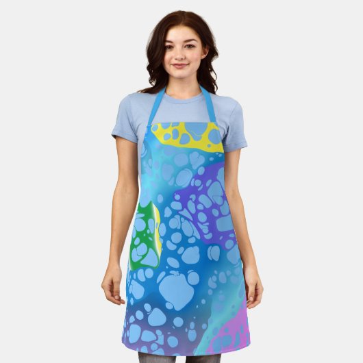 ブカラフルロ エプロン (着用した状態)