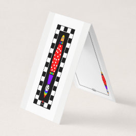 ブカラフル絵を描ラシ表示カード