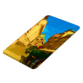 ブカレストパラセスデジタ絵を描ルのアートプリント マグネット (左側)