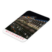 ブカレストパレスオブジャスティスアットナイト冷蔵庫用マグネット マグネット (左側)