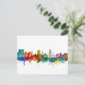 ブカレストルーマニアのスカイラインポストカード ポストカード (スタンド正面)