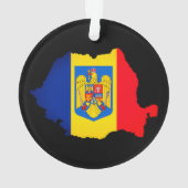 ブカレストルーマニア写真クリスマスオーナメント オーナメント (裏面)