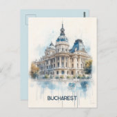 ブカレストルーマニア旅行 ポストカード (正面/裏面)