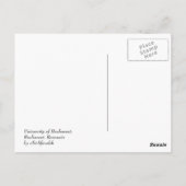 ブカレスト大学 ポストカード (裏面)