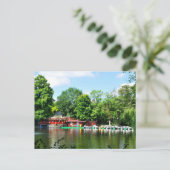 ブカレスト、ルーマニアのCismigiu公園 ポストカード (スタンド正面)