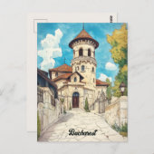 ブカレスト・ルーマニアへの旅行 ポストカード (正面/裏面)