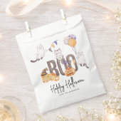 ブカワイイ子のハッピーハローウィン猫幽霊たちカボチャ フェイバーバッグ (クリップ留めされた状態)