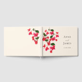 ブガインヴィレアフラワーゲスト結婚ズブック ゲストブック (全面)