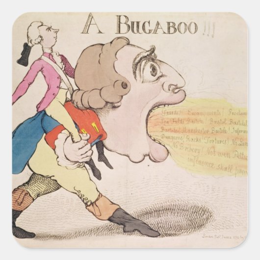 ブガブー!!! スクエアシール (正面)