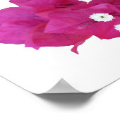 ブガンビ縁どラオンバック空白のグラウンド ポスター (角)