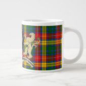 ブキャナンクランバッジ&タータンチェックジャイアントコーヒーマグ ジャンボコーヒーマグカップ (右)