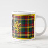 ブキャナンクランバッジ&タータンチェックジャンボマググ ジャンボコーヒーマグカップ (右)