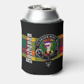 ブキャナンクランバッジ&タータンチェック 缶クーラー (缶裏面)