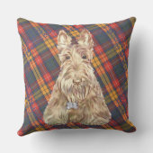 ブキャナンタータンチェックスコッティ クッション (裏面)