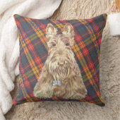 ブキャナンタータンチェックスコッティ クッション (ブランケット)