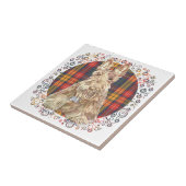 ブキャナンタータンチェックスコッティ タイル (側面)