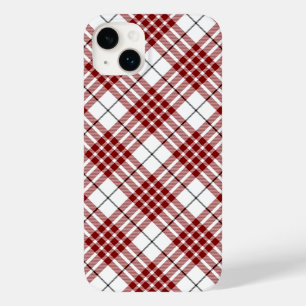 ブキャナンタータンチェックレッドホワイトプレイド Case-Mate iPhone 14 PLUSケース