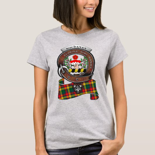 ブキャナン一族のバッジ Tシャツ (正面)