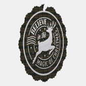 ブキャナン狩りスコティモダンッシュタータンチェッククリスマス オーナメントカード (右)