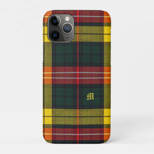 ブキャナン クラン プリント スコットランド パターン モノグラム iPhone 11 PROケース
