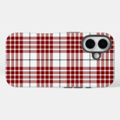 ブキャナン タートン 赤白の格子縞 Case-Mate iPhoneケース (裏面 (横))