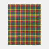 ブキャナン・プレイド フリースブランケット (正面)