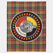 ブキャナン – Tuscarora Crest フリースブランケット (正面)