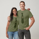 ブキャン スコットランド クラン バッジ タータン ネクタイ Tシャツ (ユニセックス)