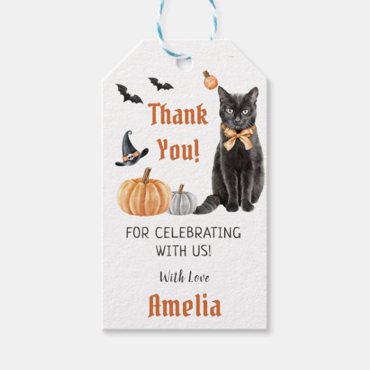 ブキュート幽霊ハローウィンパーティ ギフトタグ (正面)