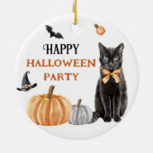 ブキュート幽霊ハローウィンパーティ セラミックオーナメント (裏面)